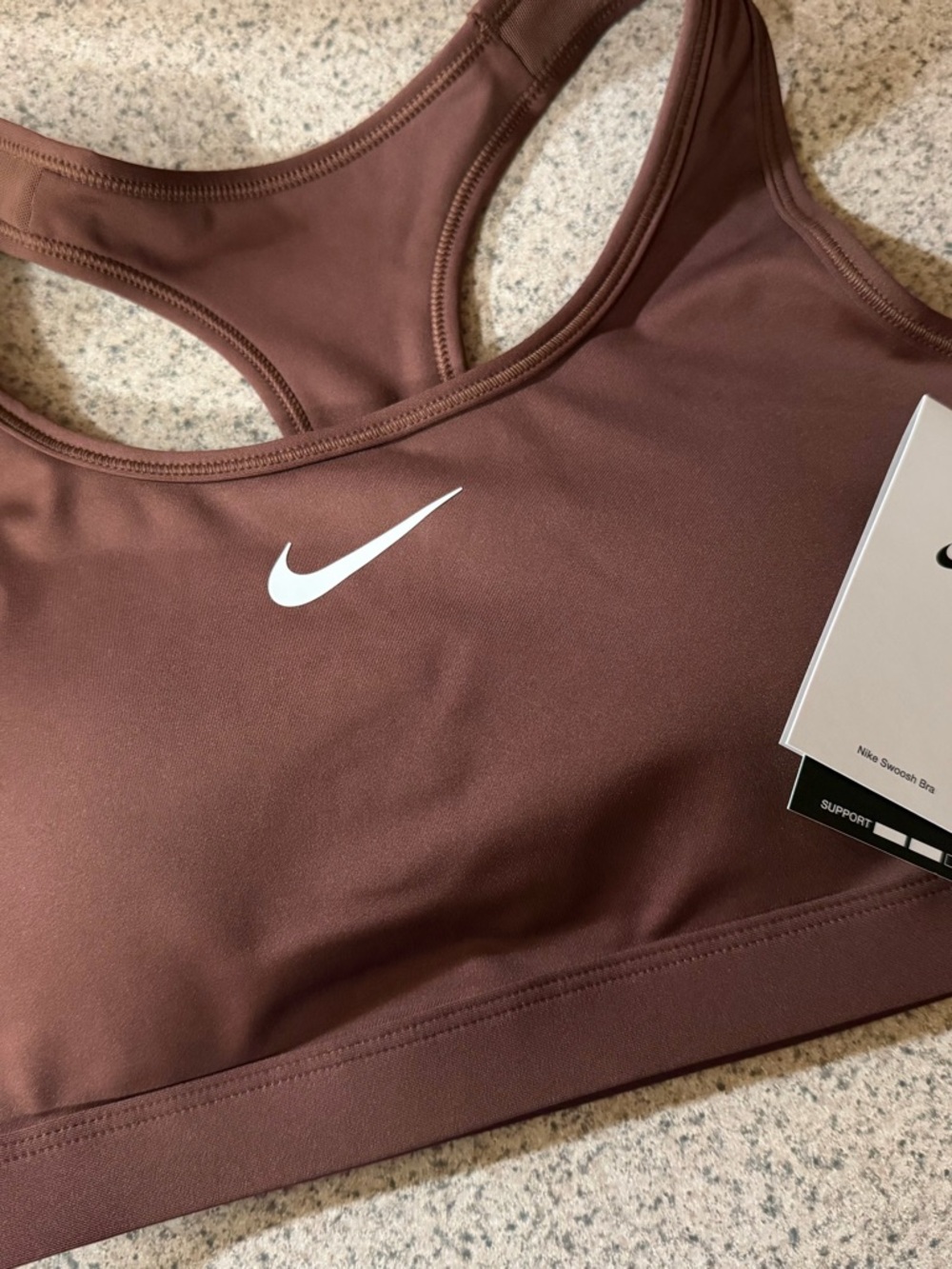 NWT! Nike Swoosh Medium Sports Bra - Size Large